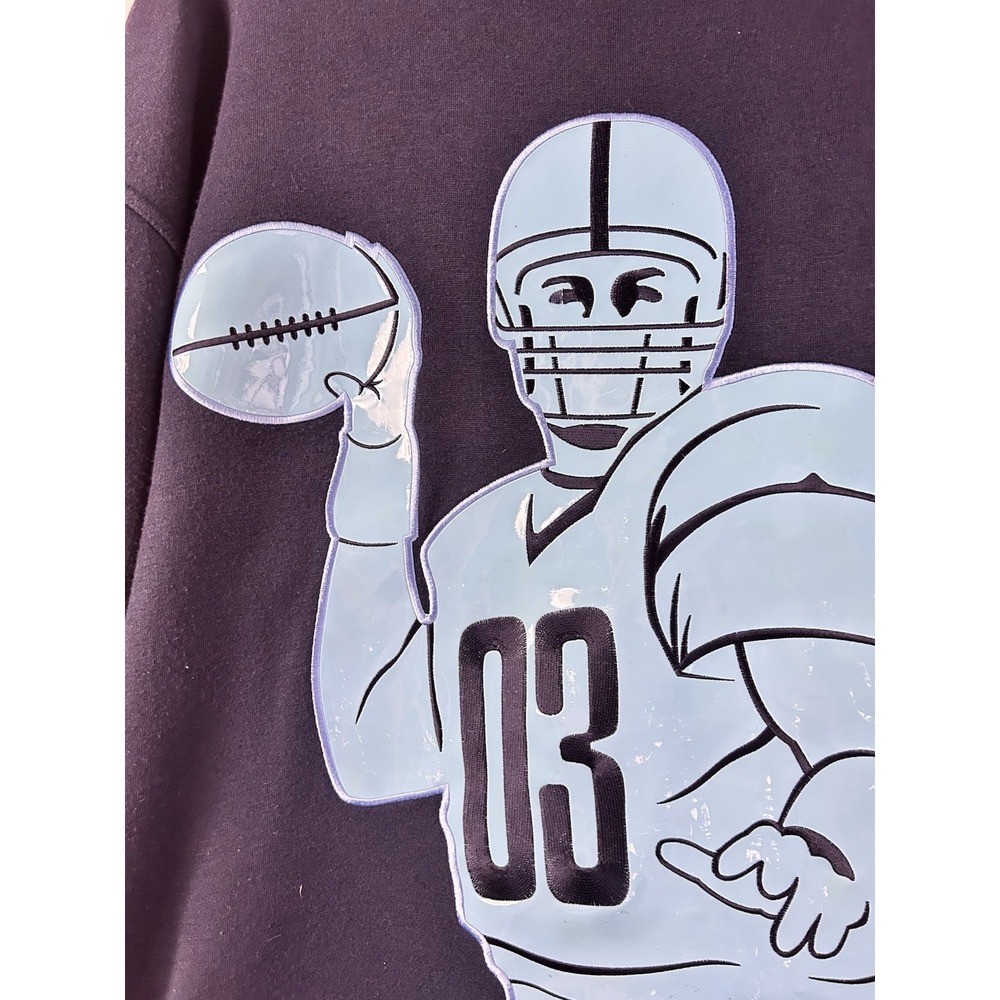 VTG Y2K Veezo Wear New York Football Full Zip Jacket Varsity Style 3X Streetwear - Picture 10 of 13